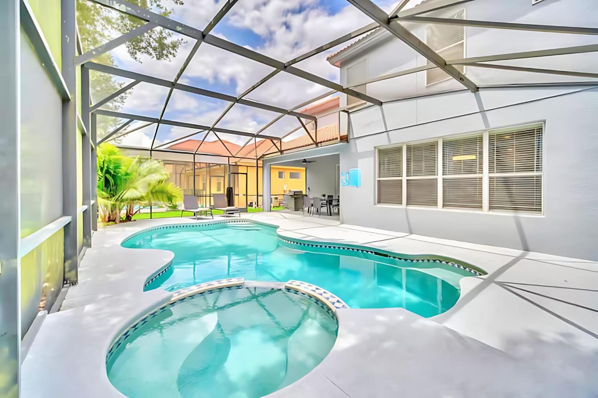 6Br Resort Home Near Disney - With Private Pool Hot Tub And Games Room Kissimmee Luaran gambar