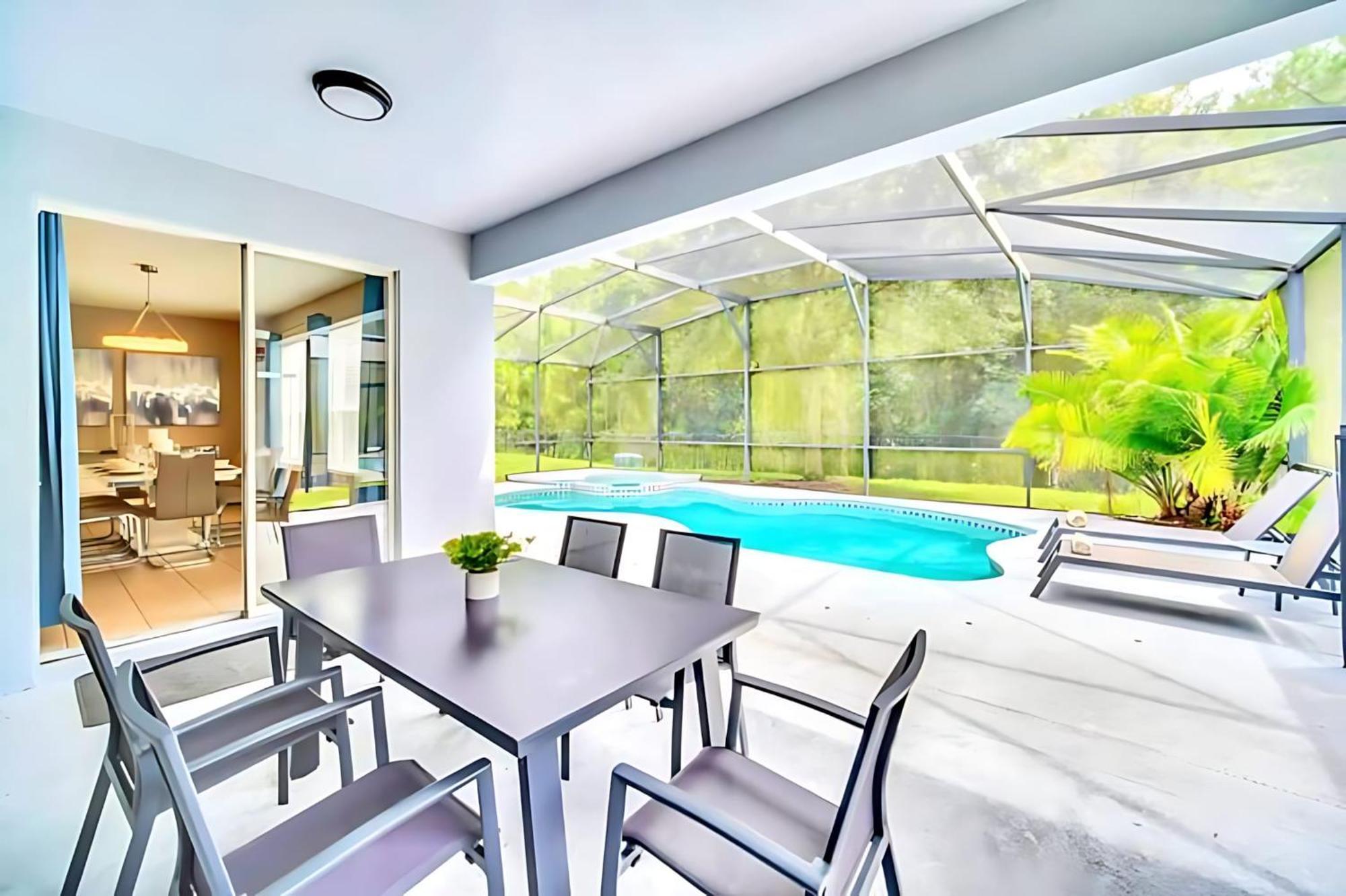 6Br Resort Home Near Disney - With Private Pool Hot Tub And Games Room Kissimmee Luaran gambar
